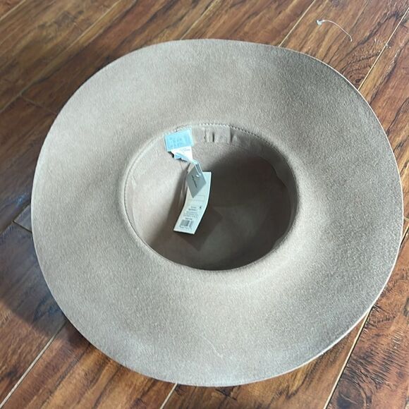 NWT A New Day Camel Felt Wide Brim Adjustable Hat Brown Tan Floppy Boho - Picture 3 of 7